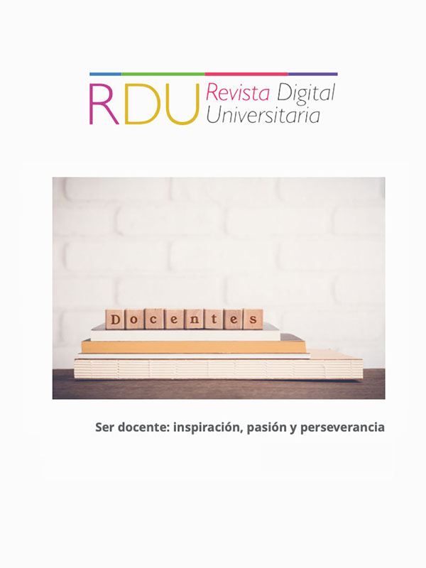 					Ver Vol. 20 Núm. 6 (2019): Ser docente: inspiración, pasión y perseverancia
				