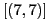 $ [(7,7)]$