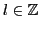 $ l\in\mathbb{Z}_{}$