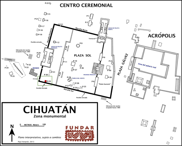 Plano de Cihuatán