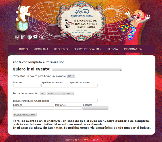 Formulario Beakman UNAM