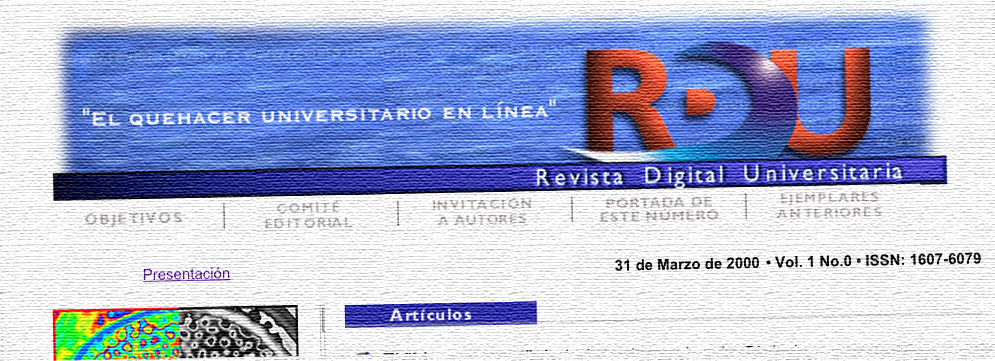 Revista Digital Universitaria: origen y evolución de un experimento digital