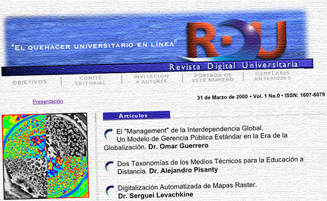 Revista Digital Universitaria: origen y evolución de un experimento digital
