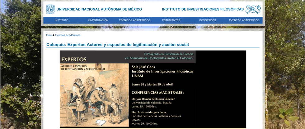 Expertos: nuevas perspectivas desde la historia y la sociología de las ciencias
