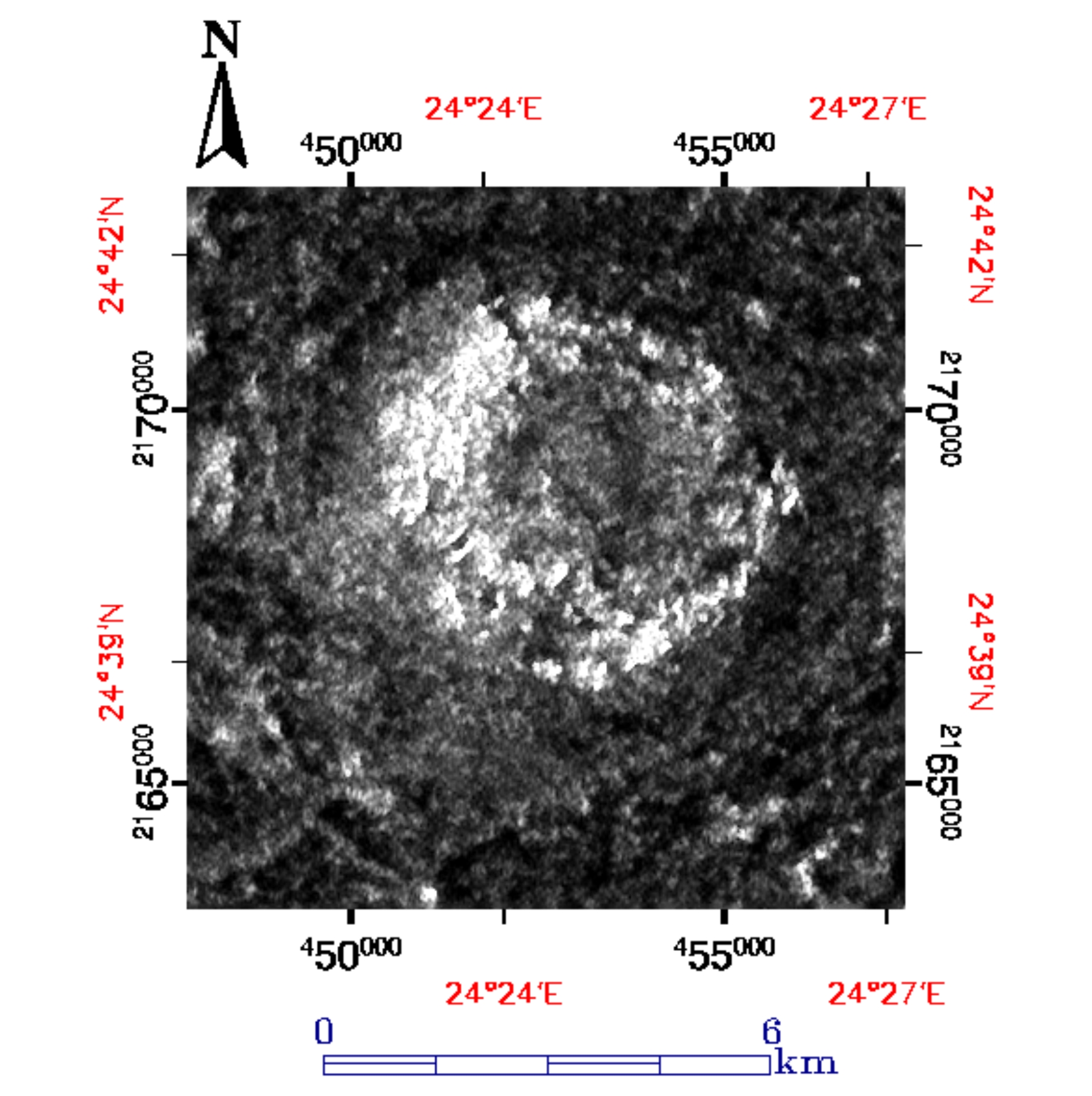 Sub-Imagen en la que se le aplicó el filtro Refined Lee en NEST 4C-1.1