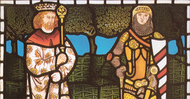 King Arthur and Lancelot