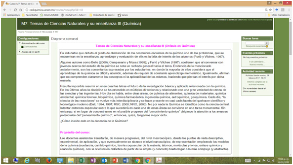 Figura 3: Introducción y propósito (inicio) del módulo 7 del diplomado.