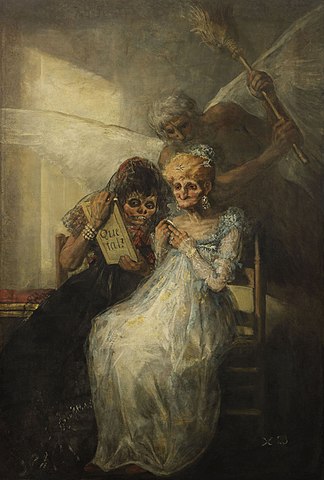 El tiempo y las mujeres viejas, Francisco Goya, 1810