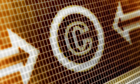 "Copyright" on the Screen.